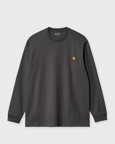 L/S American Script Tee