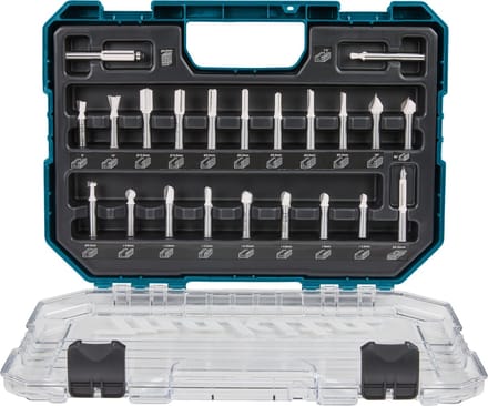 Makita freesset 8 mm, 22-delig, D-74784