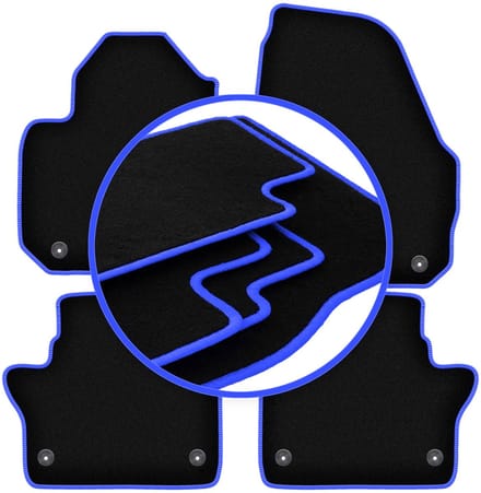 CARLUX-BLUE automatten voor: Volvo S60 II Lang (2010-2018)
