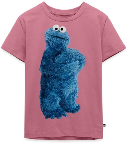 Sesamstraat Koekiemonster Pose Premium T Shirt Kinderen