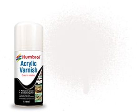 Humbrol Hobbyverf Acrylverf - #35 Varnish - Gloss - Acryl spray Verf spuitbus - 150 ml
