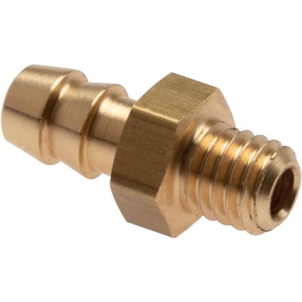 M5 Mannelijk X 2mm Messing Slangpilaar 10 Bar [5 Stukken]