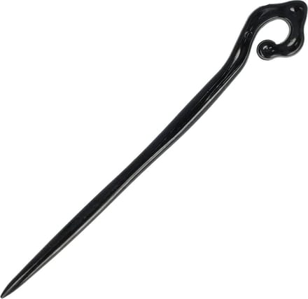 Haarsoires Styling Tool - Haarpin 17cm - Krul – Knot Hulpmiddel – Kunststof – Zwart