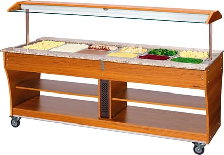 Bartscher | Buffetwagen, warm, 6x 1/1 GN | 125624