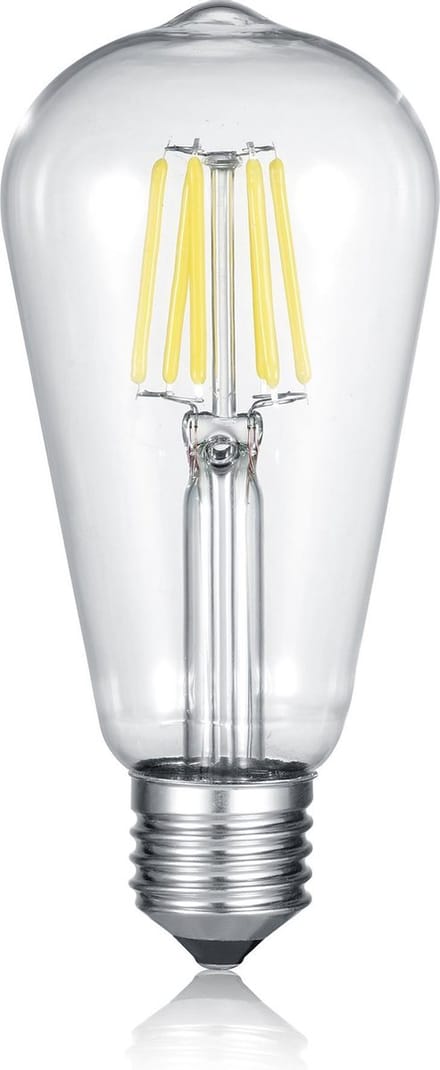 TRIO KOLBEN - Lichtbronnen - Transparant helder - E27 - 6W - 2700K - 600lm