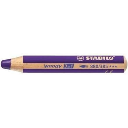 Woody Potlood - 3 in 1 - Violet                        - Violet