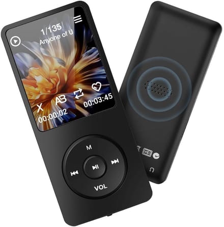 SNJY® MP3 Speler Bluetooth - MP4 Speler - Muziek Speler - 32GB - Zwart
