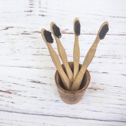 Bamboe tandenborstel set van 4 stuks - Zero waste