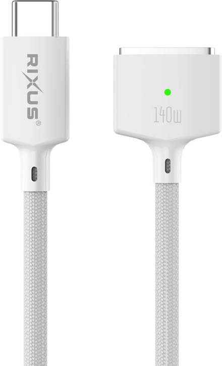 Rixus RXUC140 USB-C To MagSafe 3 Cable 140W White