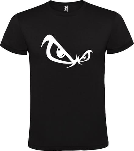 Zwart T-shirt ‘No Fear’ Wit Maat M