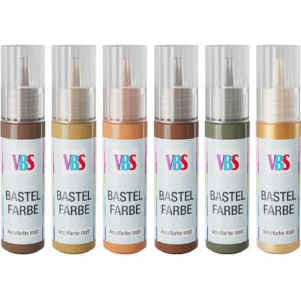 VBS Knutselverf set "Whispering Woods", 6 x 20 ml