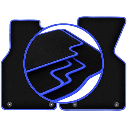CARLUX-BLUE automatten voor: Volkswagen Transporter T4 bestelwagen (1993-2001)