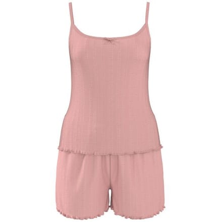 ESMARA Pointelle dames shortama (Roze, S (36/38))