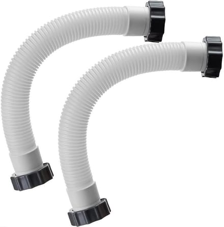 Zwembadslang - 16 inch lengte - 3,8 cm diameter - Vervangingsdeel voor zandfilterpomp - Set van 2