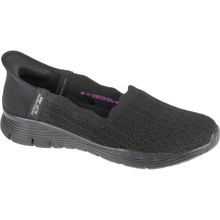 Skechers Slip-ins: Seager dames instappers zwart - Maat 39 - Extra comfort - Memory Foam