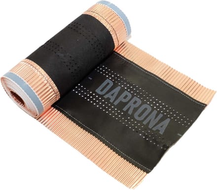 Koperen Nokband 390mm x 5m Rood - Waterdichte en Ventilerende Dakafwerking