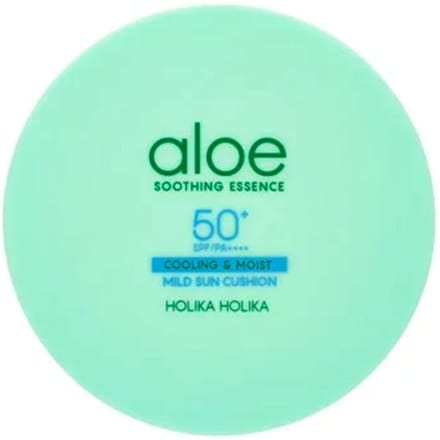 HOLIKA HOLIKA - Aloe Soothing Essence Mild Sun Cushion - Zonnebrand Compact