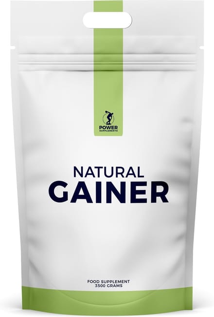 Power Supplements - Natural Gainer - 3500g - Real Strawberries
