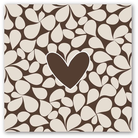 Forex tegeltje | In geschenkverpakking | Retro Heart
