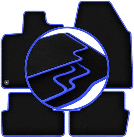 CARLUX-BLUE automatten voor: Nissan Qashqai I J10 crossover (2006-2013)