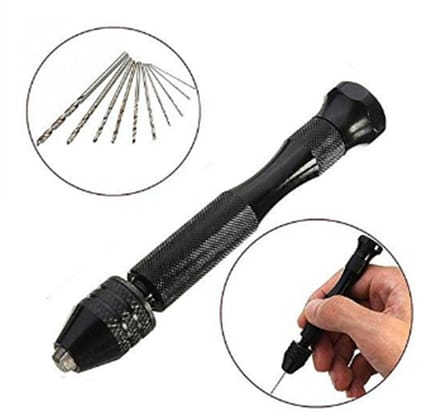 Handboor met 10 verschillende bits