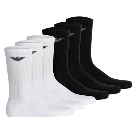 Emporio Armani Sokken SPORTY SPONGE 6P 39-46 Set van 6