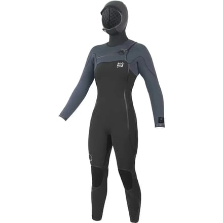 Surf wetsuit met capuchon voor dames Soöruz Guru +