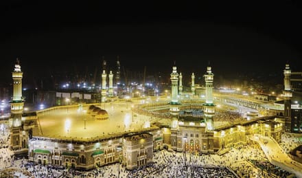 Mosque At Night Photo Wallcovering