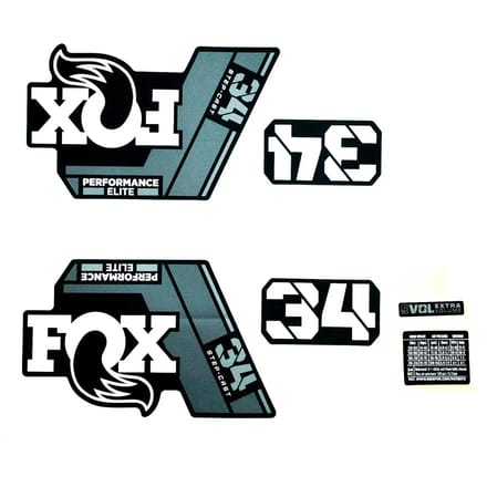 Decalset Fox 2022, 34 SC, P-SE, Logo, Fork