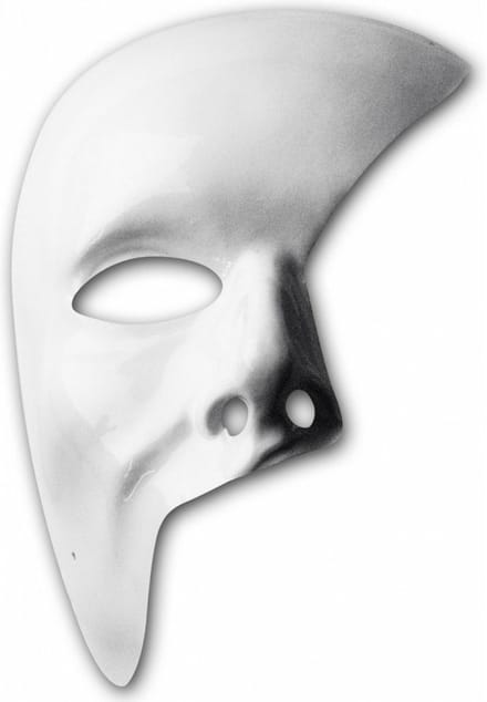 Carnival Toys Verkleedmasker Wit One-size