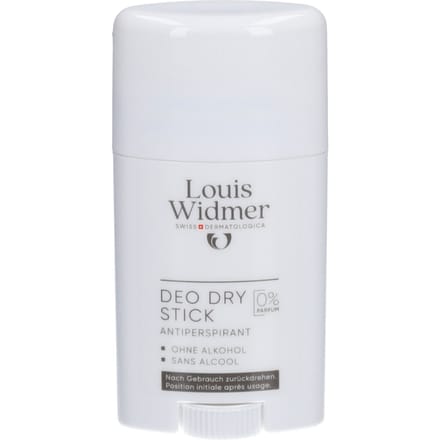 Louis Widmer Deo Dry Stick Antiperspirant - Zonder Parfum 50 Stiften