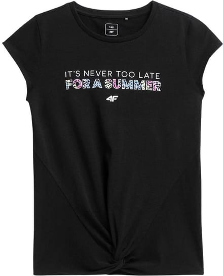 4F T-shirt Meisjes Zwart HJL22
