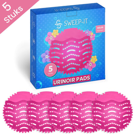 Sweep-it - Urinoir matten - 5 stuks - Frisse geur - Tegen spatten - Mango