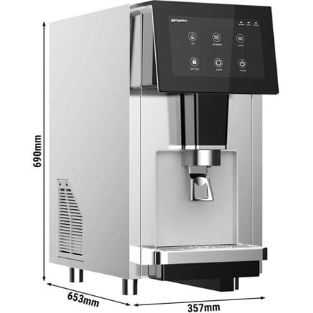 GGM Gastro Eis- und Wasserspender mit integriertem Eisbereiter - 60 kg/24 h - Touch
