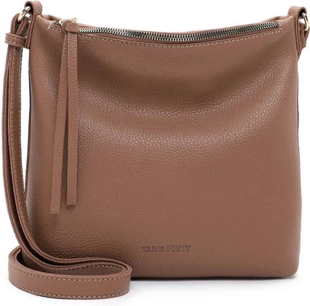 SURI FREY Schoudertas Orry Crossover Bag Taupe Lichtbruin