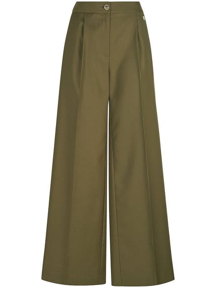 Wide fit broek Van Laura Biagiotti Roma groen