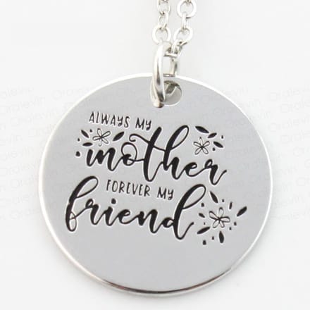 Moeder ketting | Always my mother forever my friend