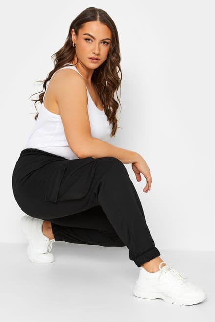 Yours Cargojoggingbroek In Zwart Size 44