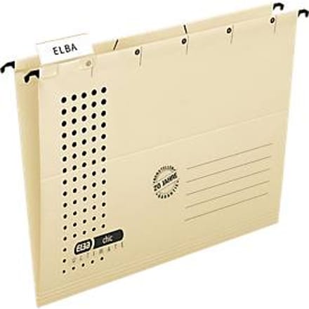 ELBA chic® ULTIMATE hangmappen, voor formaten tot A4, open aan zijkant, chamoisgeel