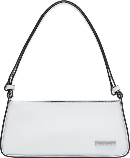 LIEBESKIND BERLIN Leren Schoudertas Avondtas Francis Crossbody Bag White Wit