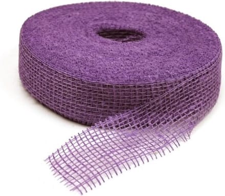 Jute Cadeaulint Cadeauband 5cm Lavendel