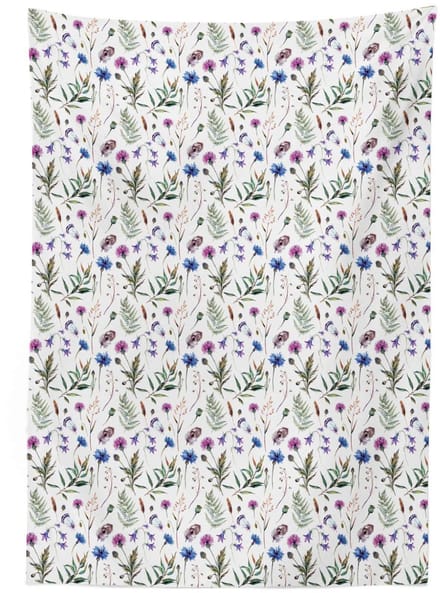 ABAKUHAUS Tafelkleed Distel – 140x170 cm – Satin Wasbaar