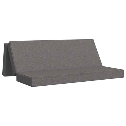 vidaXL - Vouwbare - Sofa - Bed - 180 - x - 67 - x - 45 - cm - Lichtgrijs