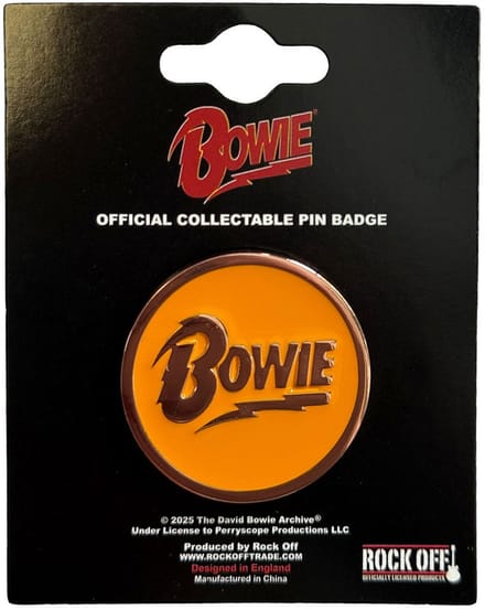 David Bowie Circle Logo - Pin