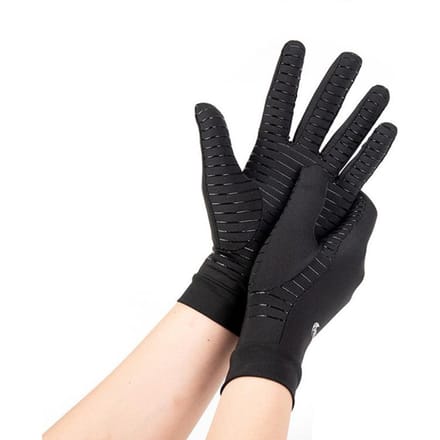 Koperen compressiehandschoenen Zwarte handschoenen Polsondersteuning Antislip Unisex handschoenen M