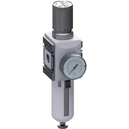 Filter-Regulator G1/2'' 5200l/min 0.5-10.0bar/7-145psi Semi-Auto Polycarbonaat Futura 2