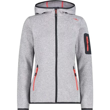 Dames fleece met capuchon CMP
