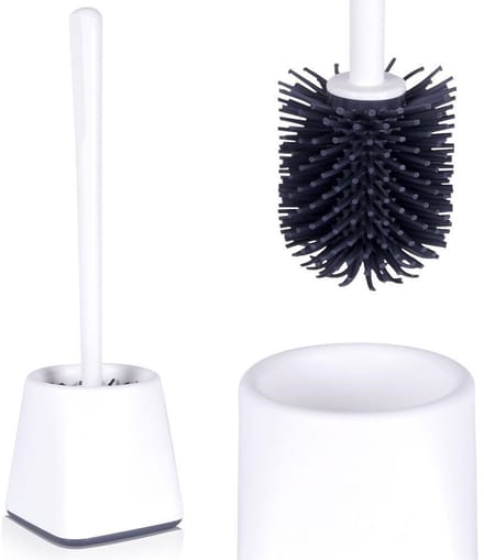 Orion - WC Borstel Set - Silicoon - Wit - 36 cm