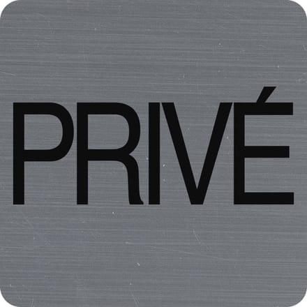 Exacompta 67177E Plaque adhésive Privé FR