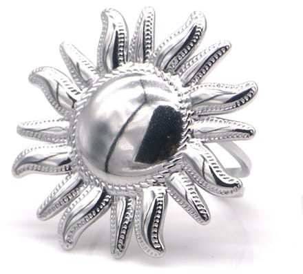 RVS ring zon XL - verstelbaar - goudkleurig